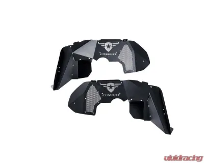 Combat Off Road Aluminum Inner Fender Liners Front Pair Jeep Gladiator 2020-2023 - 35-1066